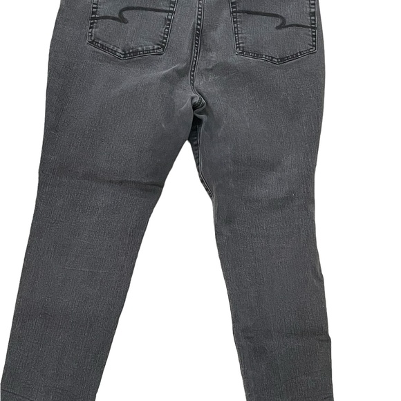 Time and Tru High Rise Skinny Black Jeans * Size 20P Petite * Faded Distressed - Picture 5 of 11